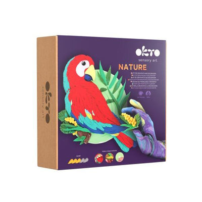Okto Sensory Art 3D Picture - Nature Macaw