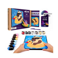 OKTO Coloring with Clay Set by Numbers - Capybara