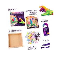 Okto Sensory Art DIY Little Worlds 3D Clay Modelling - Snail