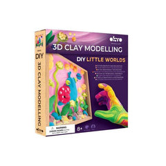 Okto Sensory Art DIY Little Worlds 3D Clay Modelling - Snail