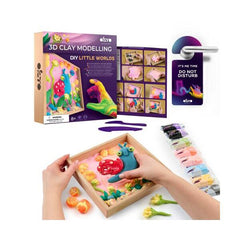 Okto Sensory Art DIY Little Worlds 3D Clay Modelling - Snail