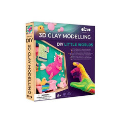 Okto Sensory Art DIY Little Worlds 3D Clay Modelling - Unicorn