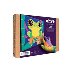 OKTO Coloring with Clay Set by Numbers - Frog