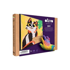 OKTO Coloring with Clay Set by Numbers - Funny Cat