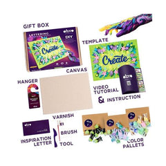 Okto Sensory Art 3D Lettering Kit - Create