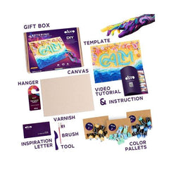 Okto Sensory Art 3D Lettering Kit - Calm