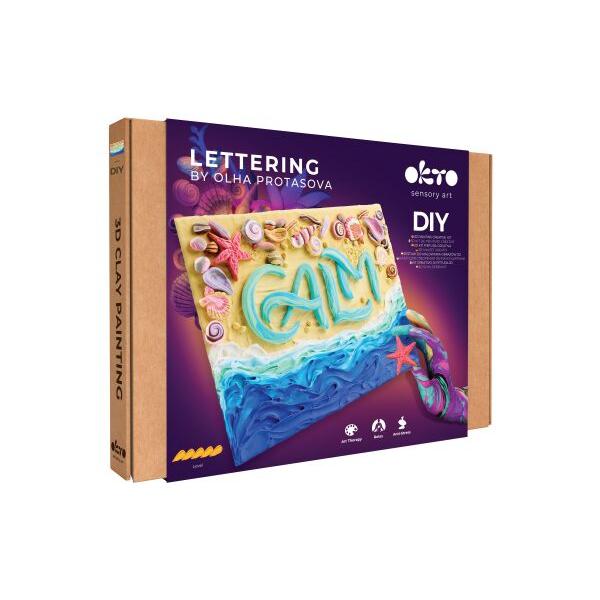 Okto Sensory Art 3D Lettering Kit - Calm