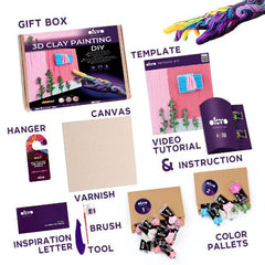 Okto Sensory Art 3D Creative Window Set - Pink Morning