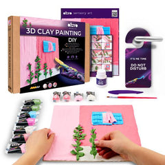 Okto Sensory Art 3D Creative Window Set - Pink Morning
