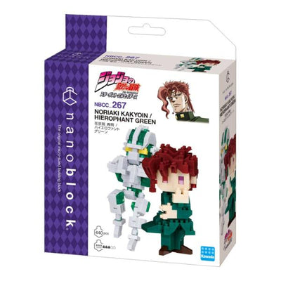 Nanoblock JoJo's Bizarre Adventure - Noriaki Kakyoin & Hierophant Green Figure Set