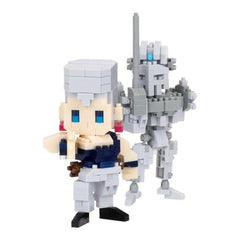 Nanoblock JoJo's Bizarre Adventure - Jean Pierre Polnareff & Silver Chariot Figure Set