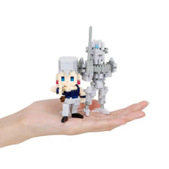 Nanoblock JoJo's Bizarre Adventure - Jean Pierre Polnareff & Silver Chariot Figure Set