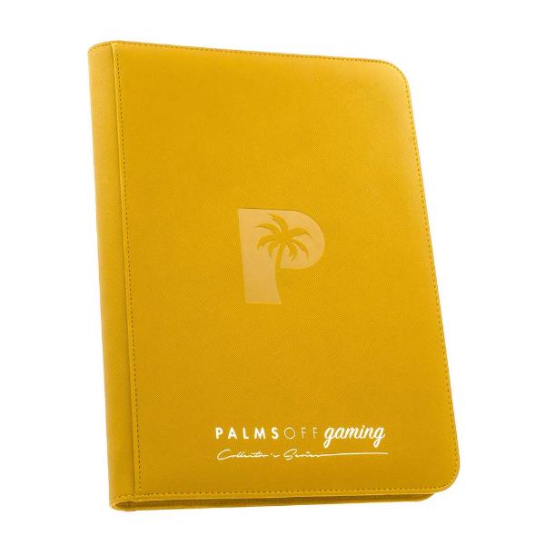 Palms Off Collector's Series 9 Pocket Zip Binder - Yellow