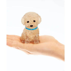 3D Crystal Puzzle - Toy Poodle Apricot