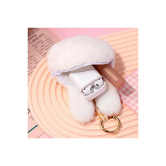 Miffy White Plush Purse Keychain