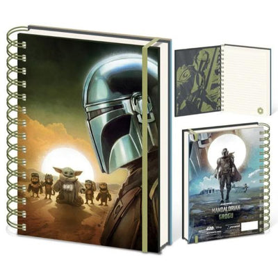 The Mandalorian & Grogu - Sunset A5 Wiro Notebook