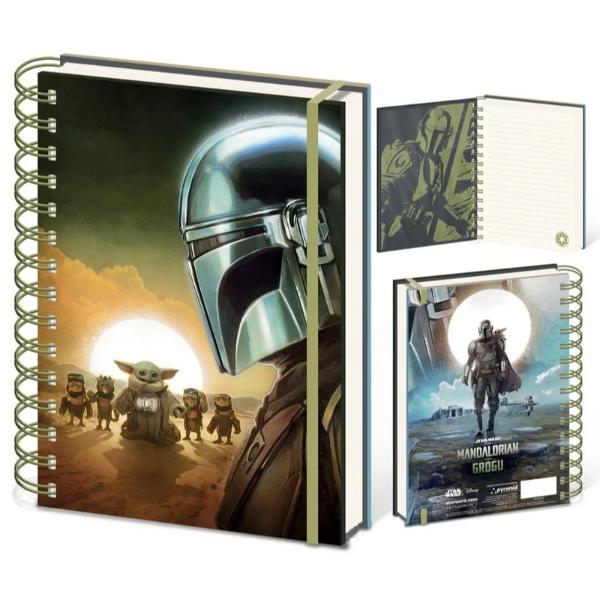 The Mandalorian & Grogu - Sunset A5 Wiro Notebook