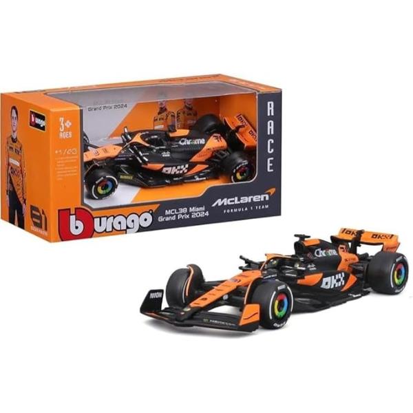 Bburago 1/43 2024 F-1 McLaren MCL 38 #81 Piastri WB