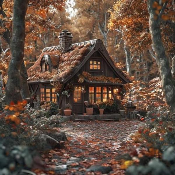 Harlington The Autumn Cottage1000pce Jigsaw Puzzle