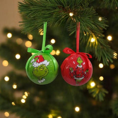 The Grinch Set of 6 Baubles