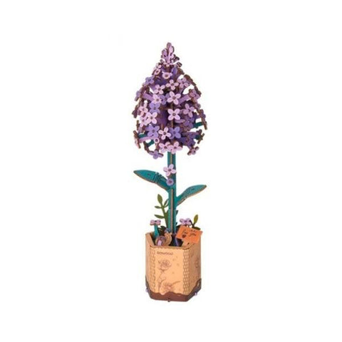 Robotime DIY  Wood Bloom Lilac