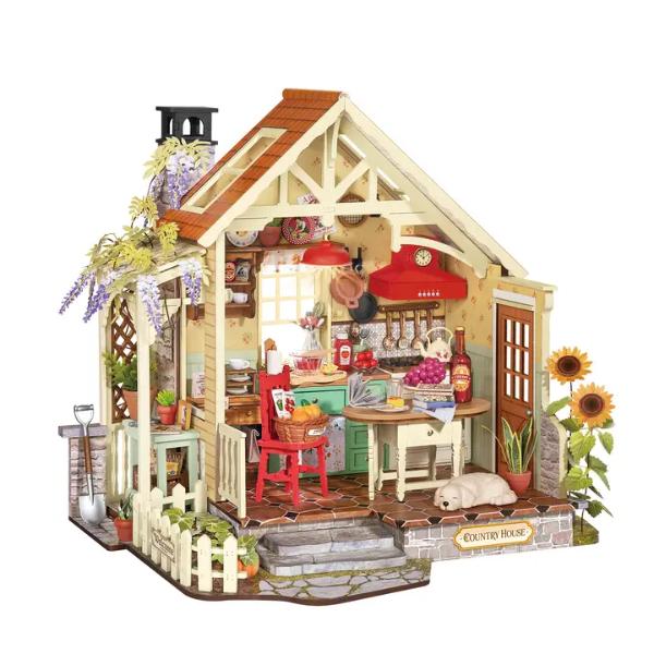 Robotime DIY Mini House Sunlit Farmhouse Kitchen