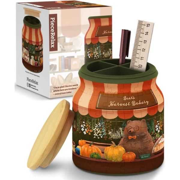 Pintoo Jar Small - Bears Harvest Bakery 3D Puzzle