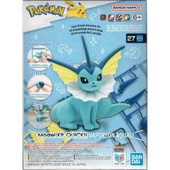 Pokemon Model Kit QUICK!! 27 VAPOREON