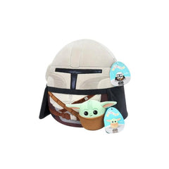 Squishmallows - Star Wars The Mandalorian 12" Mandalorian with 3.5" Grogu Plush