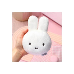 Miffy White Plush Purse Keychain