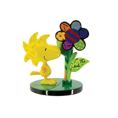 Peanuts By Britto - Woodstock Flower Mini Figurine