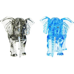 3D Crystal Puzzle - Blue Elephant