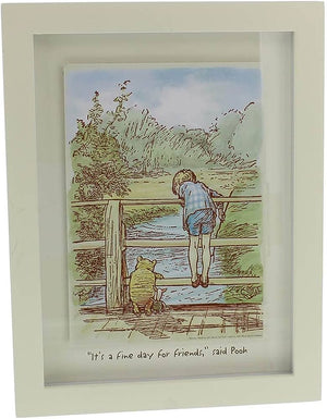 Disney Gifts - Classic Pooh Wall Plaque Fine Day For Friends