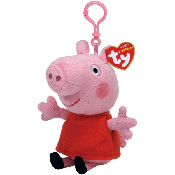 TY Beanie Babies Clip - Peppa Pig Peppa