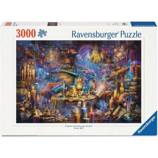 Ravensburger - Dragon's Library 3000 Pc Puzzle