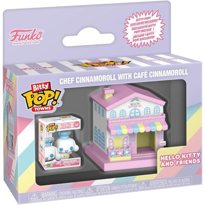 Hello Kitty – Cinnamoroll with Café Bitty Pop! Vinyl Town