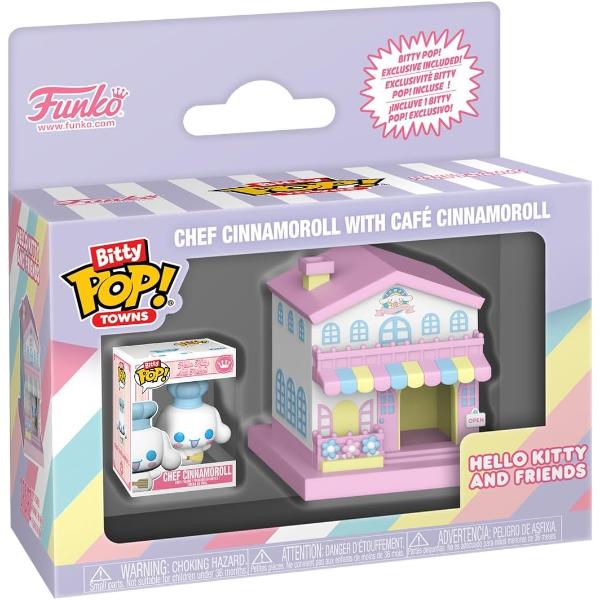 Hello Kitty – Cinnamoroll with Café Bitty Pop! Vinyl Town