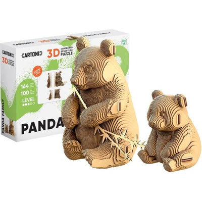 Cartonic Panda Family 3D Puzzle