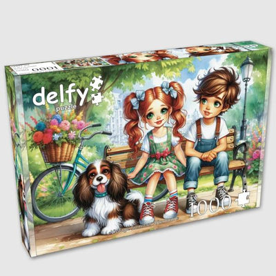 Delfy Vintage Summer Afternoon 1000pc Jigsaw Puzzle
