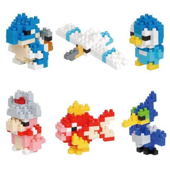 Nanoblock Mininano Mystery Pokémon – Type-Water (Box of 6 Designs $49.99)