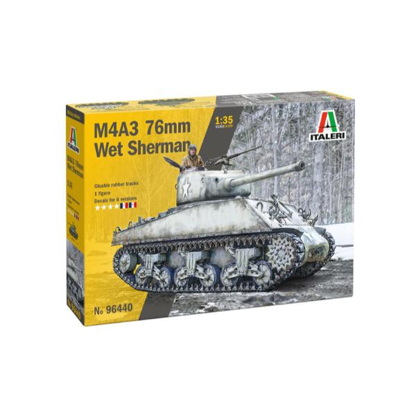 ITALERI 1/35 M4A3 76MM WET SHERMAN
