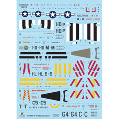ITALERI 1/72 P-51D Mustang Aces