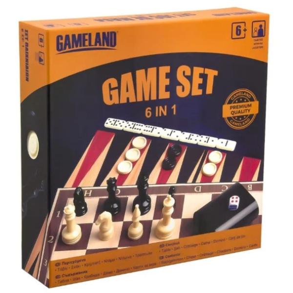Traditional 6 in 1 Game Set