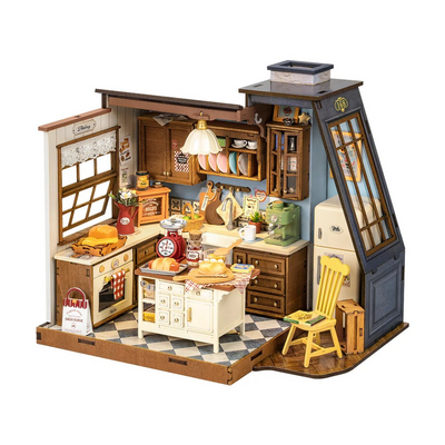 Robotime DIY Mini House Baking Kitchen
