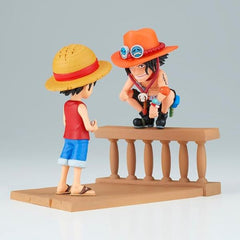 One Piece World Collectable Figure Log Stories - Monkey D. Luffy & Portgas D.Ace
