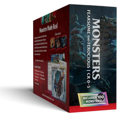 D&D Dungeons & Dragons Reference Cards Monsters Fearsome and Ferocious CR 0-5