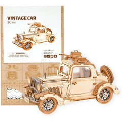 Robotime DIY Vintage Car Wooden Kit