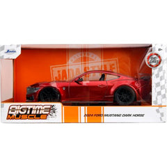 Big Time Muscle - 1:24 2024 Ford Mustang Dark Horse Edition Diecast Vehicle