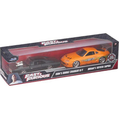 Fast & Furious - Don's Charger & Brian's Supra 1:32 Scale Diecast Hollywood Ride [Twin Pack]