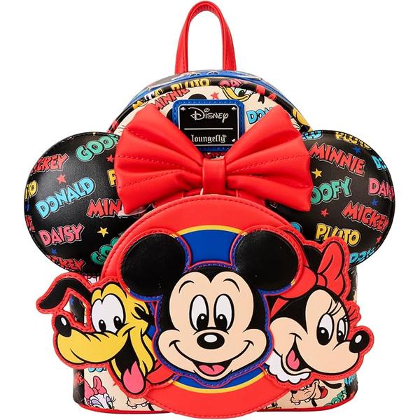Loungefly Disney - Mickey & Friends Classic Ear Holder Mini Backpack Combo